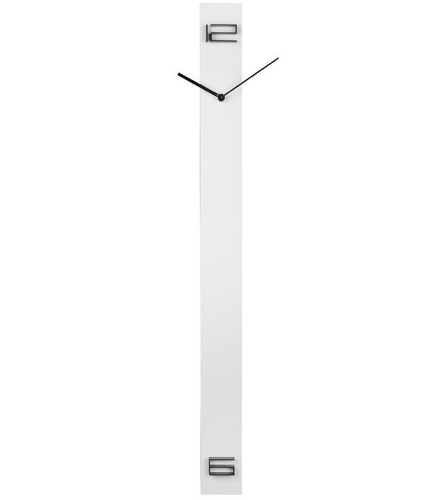 ساعت دیواری ستونی سفید