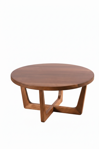 میز جلو مبلی چوب گردو گرد