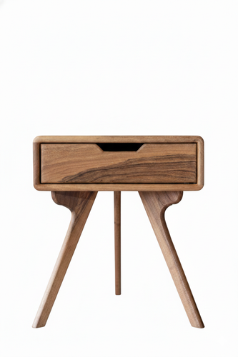 خرید پاتختی چوب گردو پایه بلند